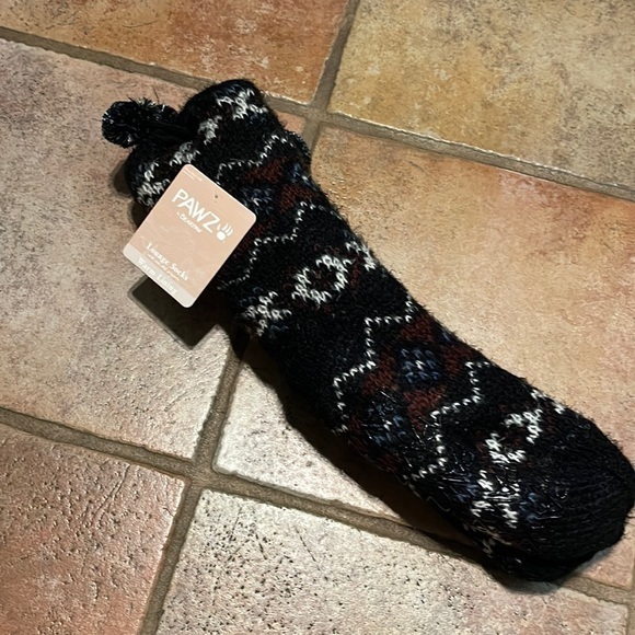 BearPaw Sherpa lined ankle calf socks - Picture 1 of 4